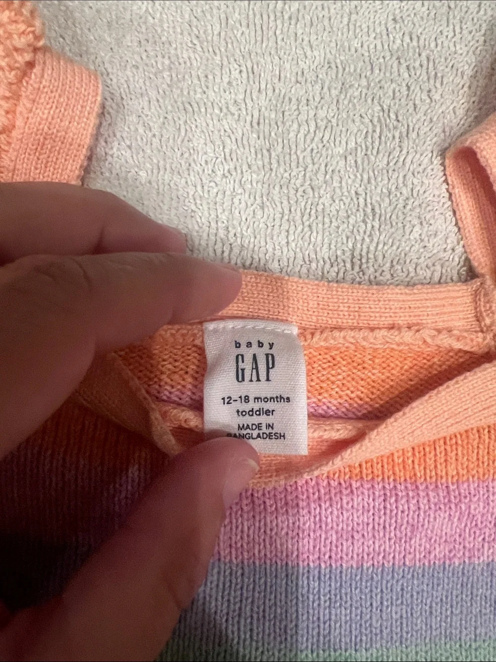 Striped Pastel Knit Tank & Shorts Set - Peach, Lavender, Sage only worn once